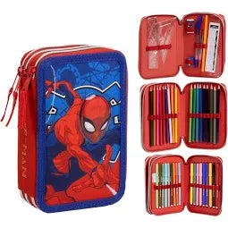 Cerdá Life's Little Moments Giotto Spiderman Astuccio Triplo Con Accessori