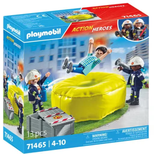 Playmobil 71465 Materasso Di Salvataggio Dei Pompieri