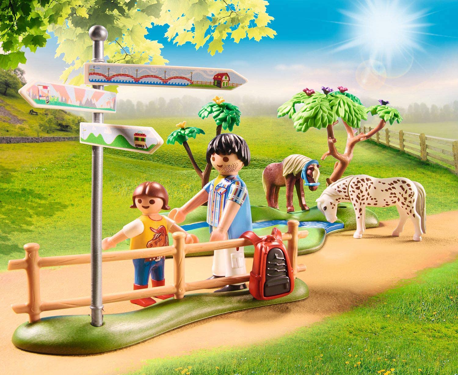 70512 Passeggiata Con I Pony Playmobil - toysvaldichiana.it