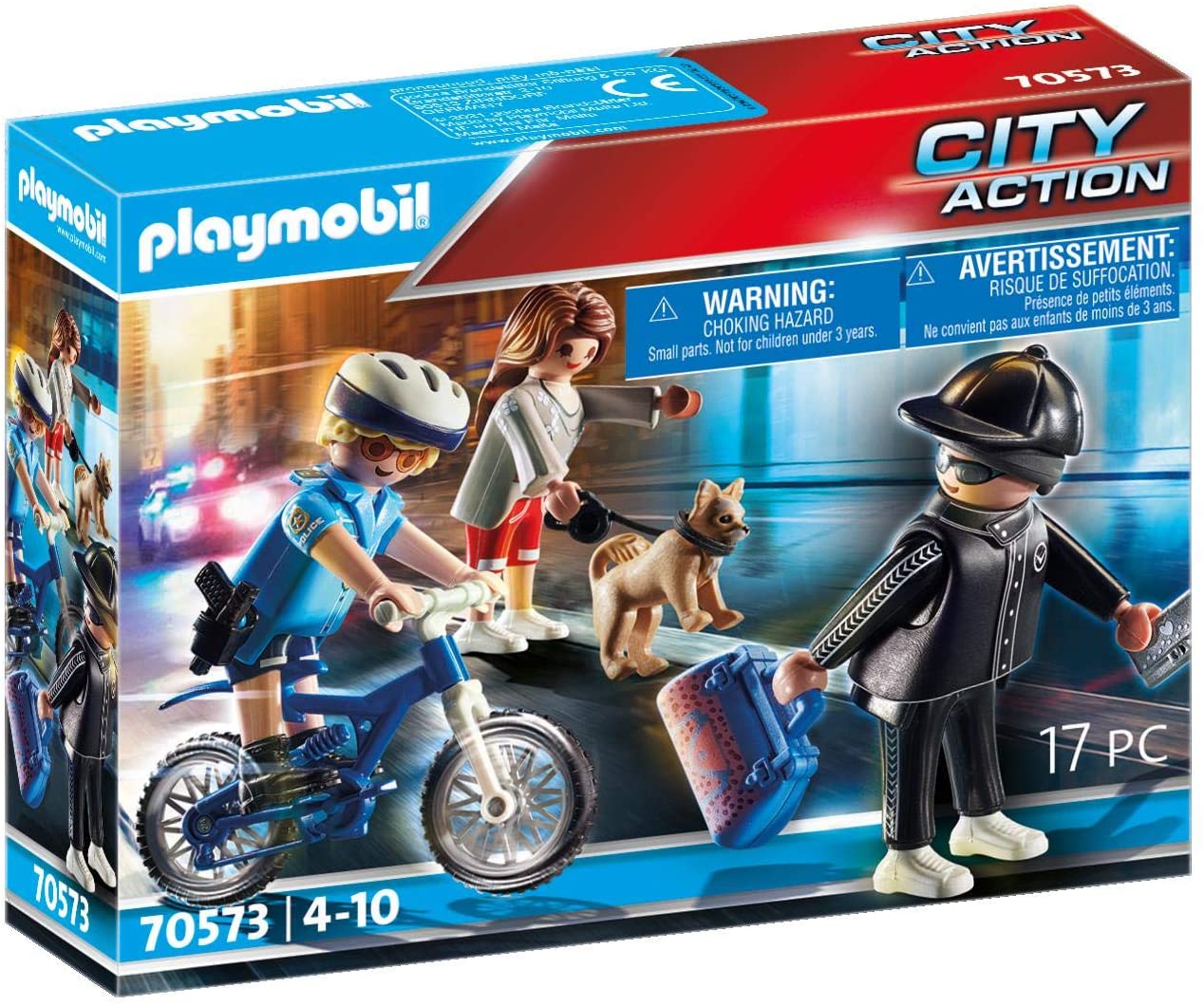 70573 Poliziotto In Bici E Borseggiatore - toysvaldichiana.it