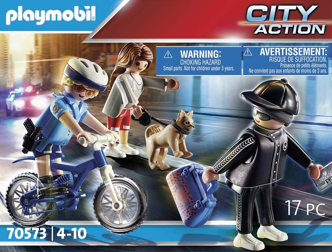 70573 Poliziotto In Bici E Borseggiatore - toysvaldichiana.it