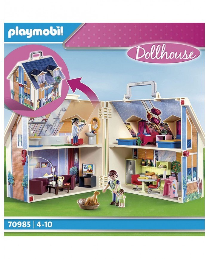70985 casa delle bambole porattile PLAYMOBIL - toysvaldichiana.it