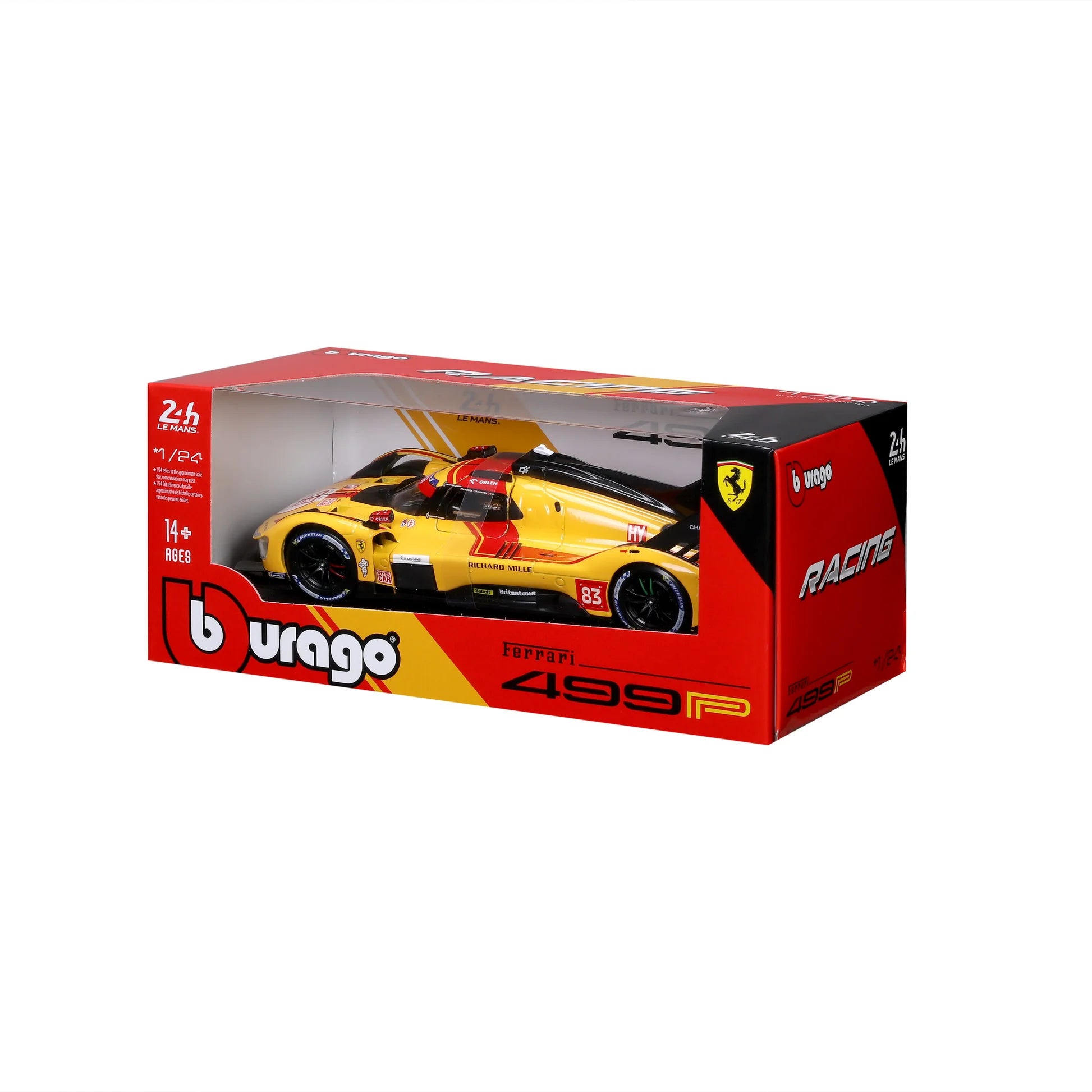 Bburago Ferrari 499 P 24H Le Mans Champion 2025 N.83 1:43