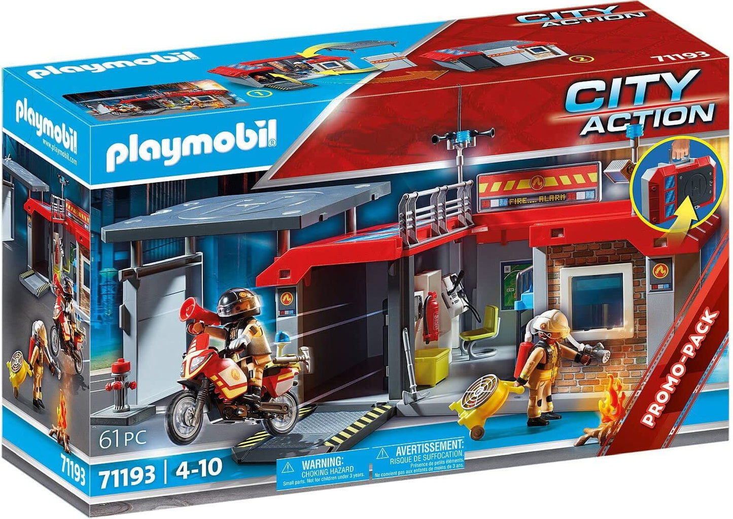 71193 Stazione Dei Vigili Del Fuoco  PLAYMOBIL - toysvaldichiana.it
