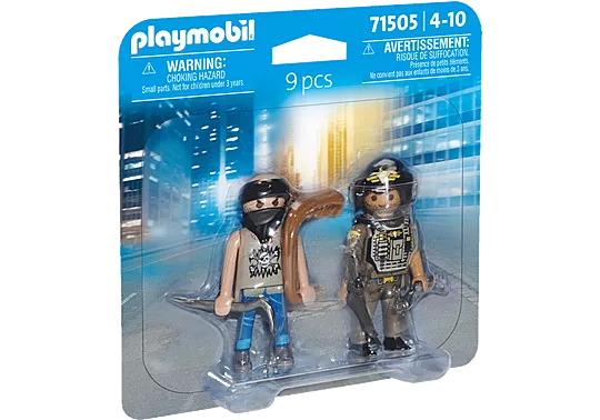 Playmobil 71505 Duo Pack Poliziotto e ladro