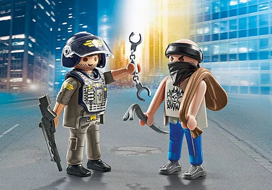 Playmobil 71505 Duo Pack Poliziotto e ladro