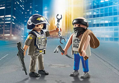 Playmobil 71505 Duo Pack Poliziotto e ladro