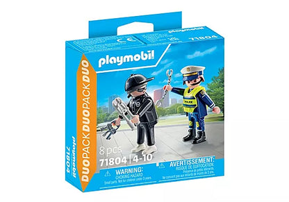 Playmobil 71804 DuoPack Poliziotto e scassinatore