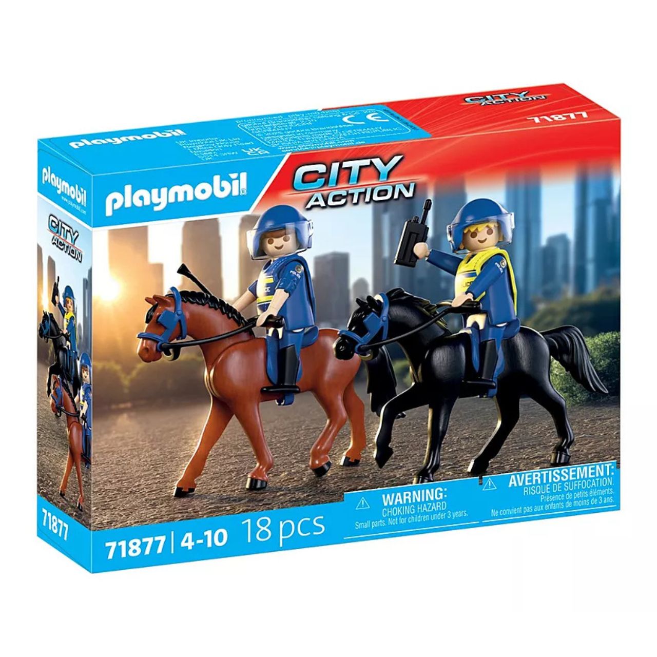 Playmobil 71877 Poliziotti A Cavallo