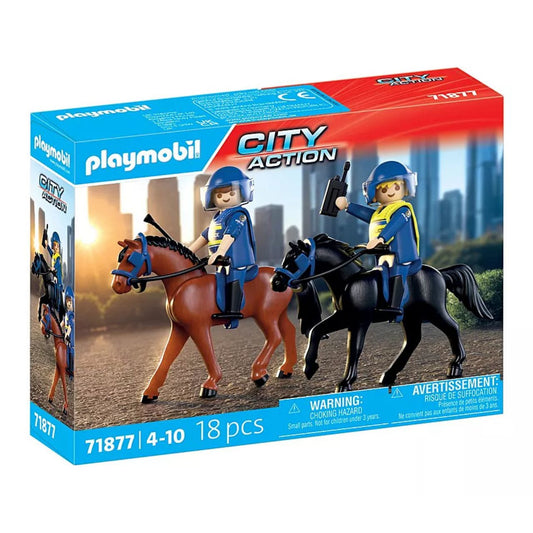 Playmobil 71877 Poliziotti A Cavallo
