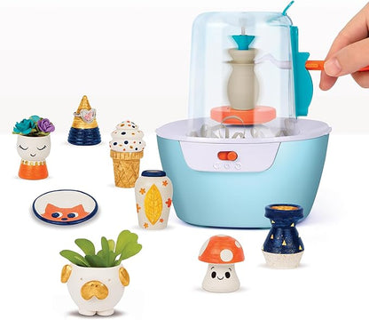 Make It Real 1465 Tornio per Mini Ceramiche – Kit Creativo con Argilla Autodurente 8+