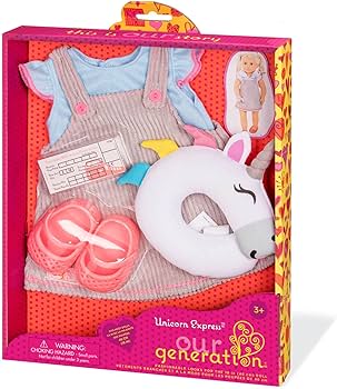 Og dolls  Our Generation  Abito Per Bambole 46 Cmunicorn Express Outfit