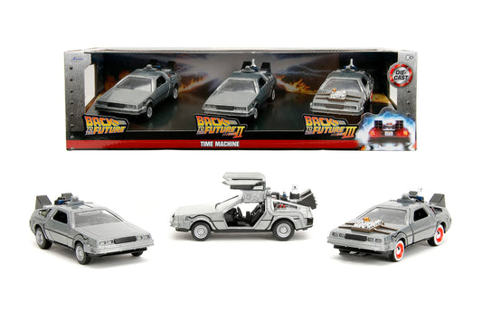 Jada Toys Back To The Future Time Machine 1:32 6 Pezzi