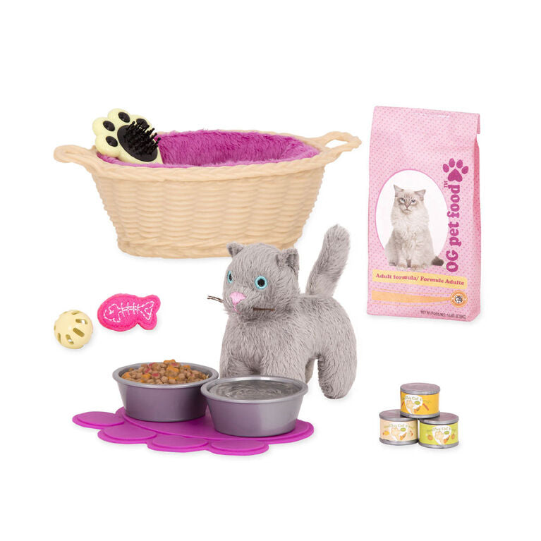 Our Generation, accessorio per set di animali domestici per gatti per bambole da 18 pollici