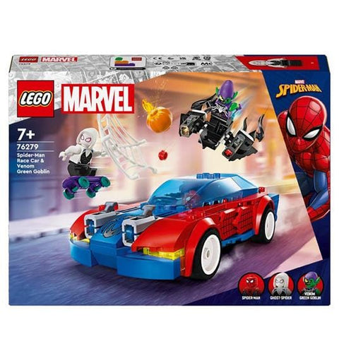 76279 LEGO Auto da corsa di Spider-Man e Venom Goblin toysvaldichiana.it 