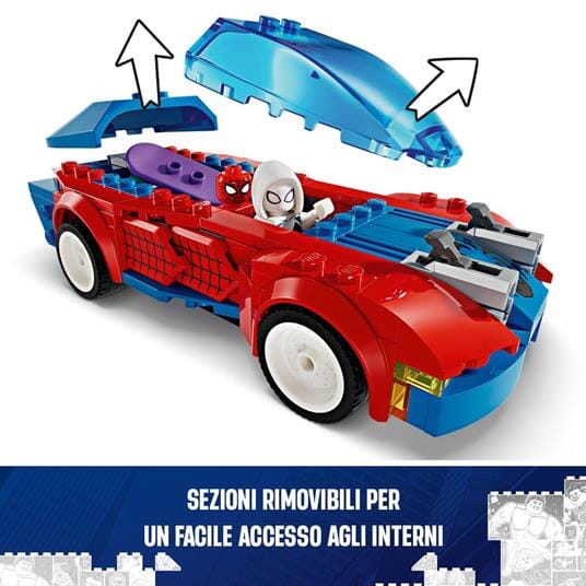76279 LEGO Auto da corsa di Spider-Man e Venom Goblin - toysvaldichiana.it