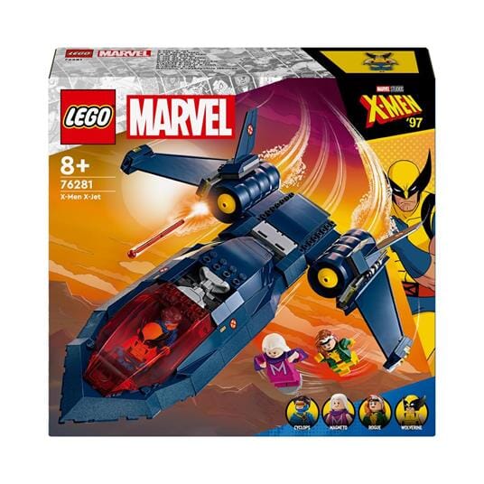 76281 LEGO Marvel X-Jet di X-Men toysvaldichiana.it 