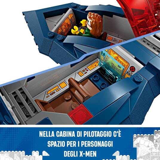 76281 LEGO Marvel X-Jet di X-Men - toysvaldichiana.it