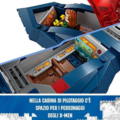 76281 LEGO Marvel X-Jet di X-Men - toysvaldichiana.it