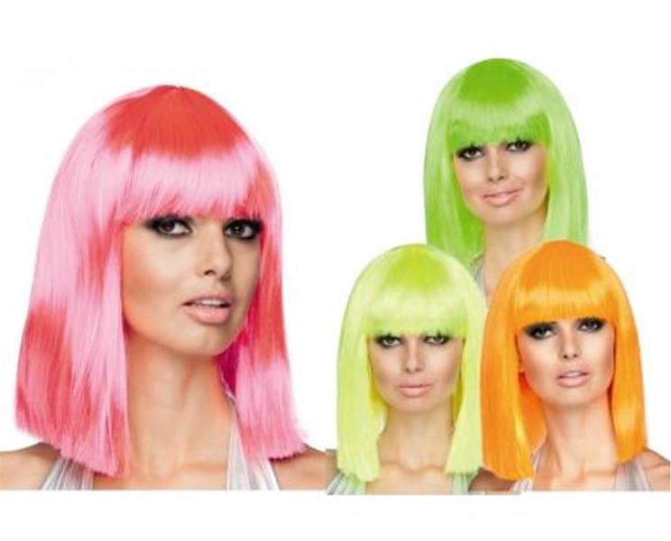 Sinsin Parrucca Femminile Neon Dance Colori Assortiti