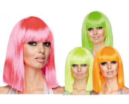 Sinsin Parrucca Femminile Neon Dance Colori Assortiti