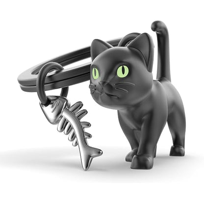 iTotal Portachiavi House Cat Black XL3066B