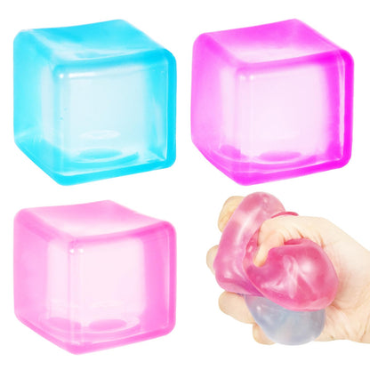 Teorema Teo's Freetime - Squishi Cubi Trasparenti 5cm Espositore 12Pz