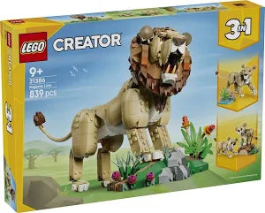 LEGO Creator 31386 Animali Selvatici Leone Maestoso Set Costruibile
