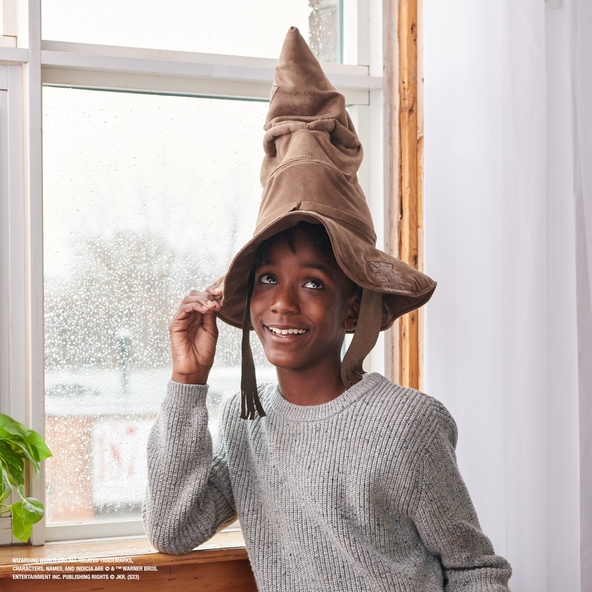 Spin Master Wizarding World Cappello Parlante Harry Potter Marrone