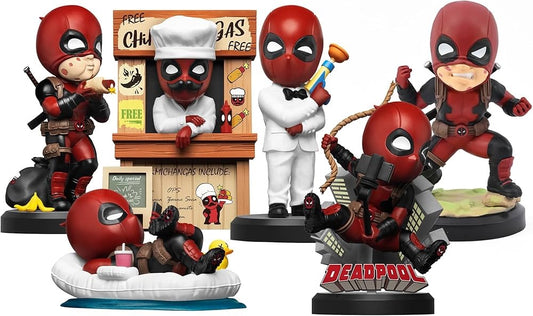 Hero Box Deadpool n2 Action Hero Series Fun Series 8CM di YuMe