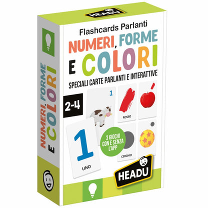 Headu Flashcards Parlanti Numeri, Forme