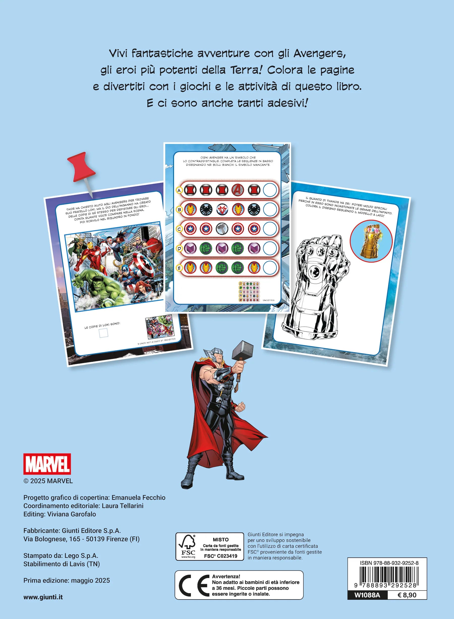 Marvel Avengers. 100 Sfide. Attività E Giochi Con Adesivi