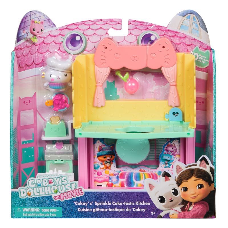 Spin Master Gabby's Dollhouse Movie - Playset Cucina Cake-Tastica Con Figura
