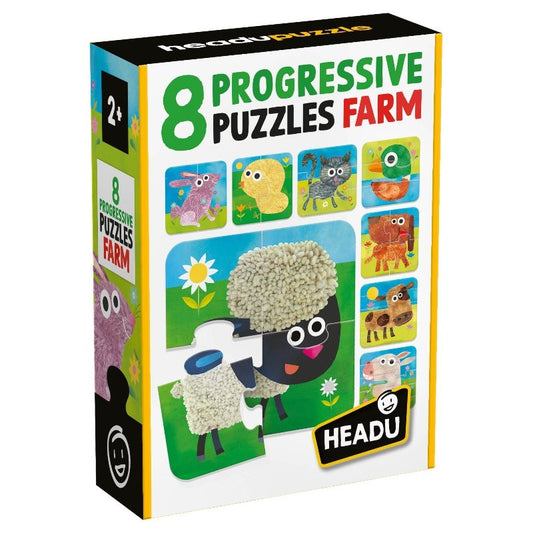 Headu 8 Progressive Puzzle The Farm