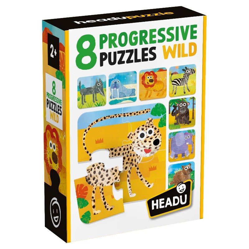Headu 8 Progressive Puzzles Wild