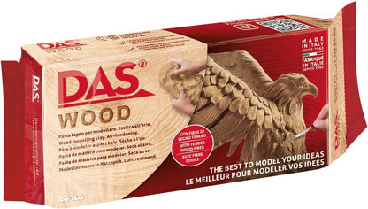 Das Wood, Pasta Da Modellare Con Fibre Di Legno