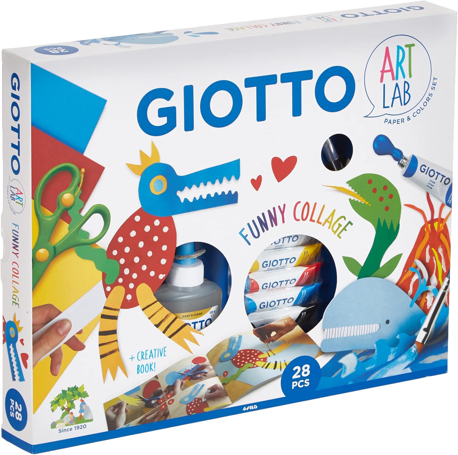 Giotto - Art Lab: Funny Collage - Kit Creativo Per Collage