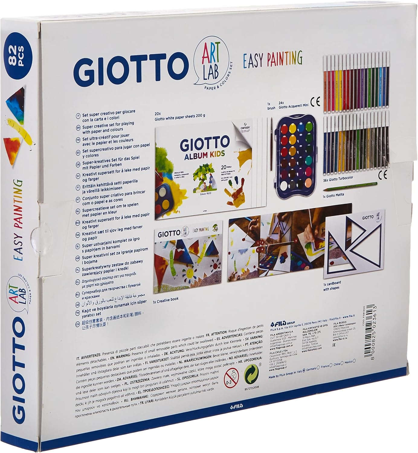 Giotto - Art Lab: Easy Painting - Kit Creativo Per Pittura
