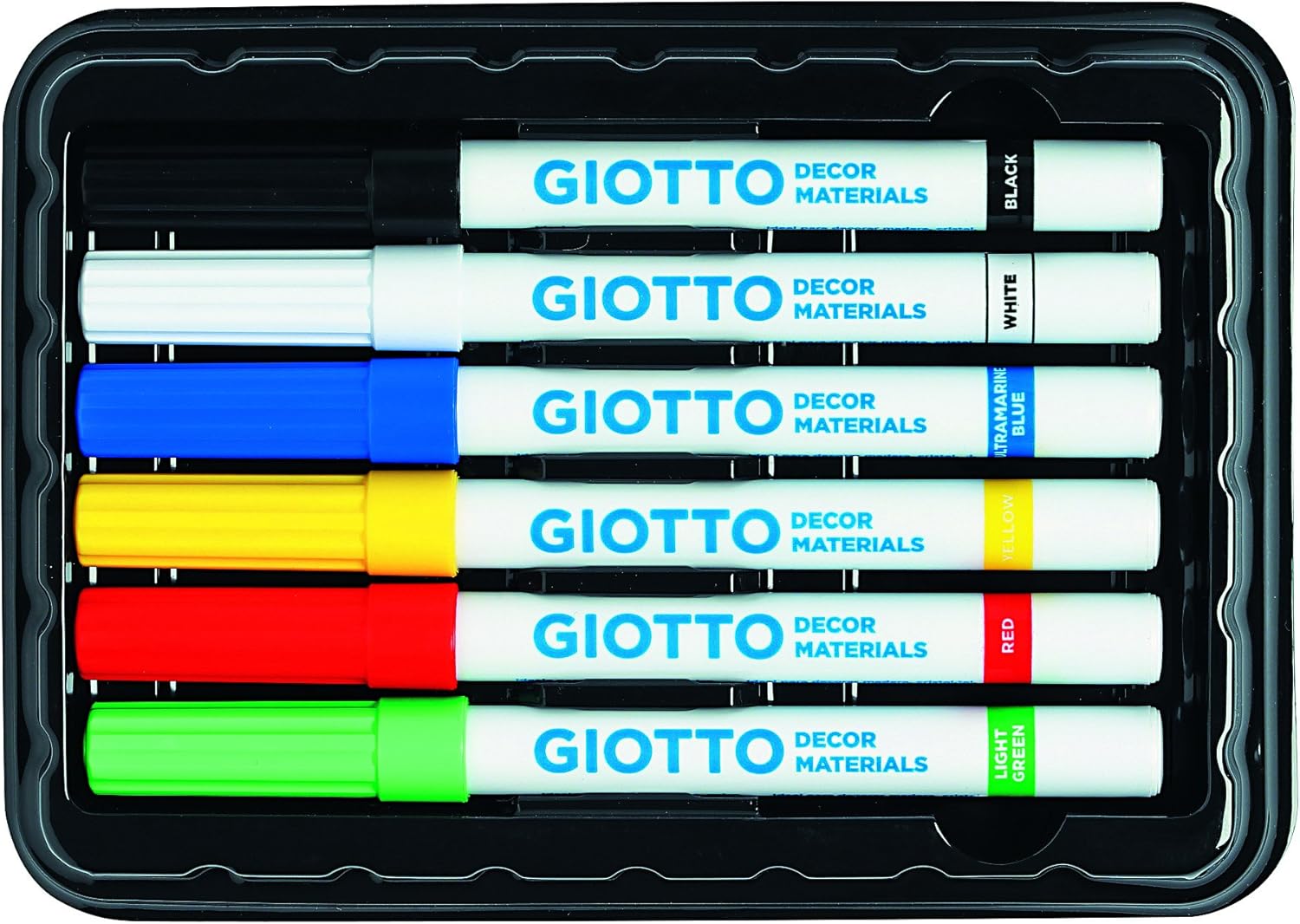 Giotto Decor Materials Pennarelli Multisuperficie In Ast. Da 6 Pz