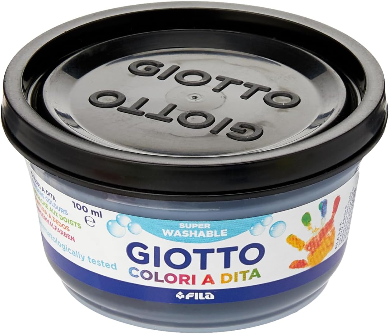 Giotto 4 Confezioni -6 Barattoli 100 Ml Tempera A Dita