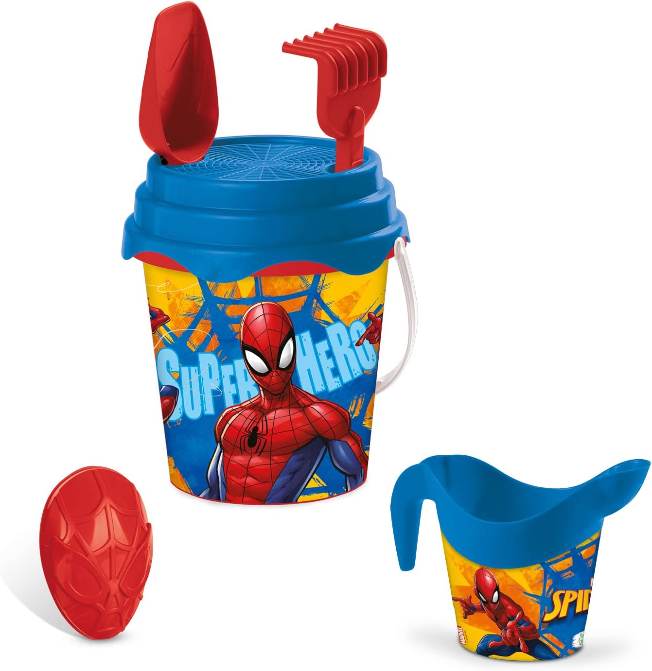 Marvel Spiderman Bucket Set