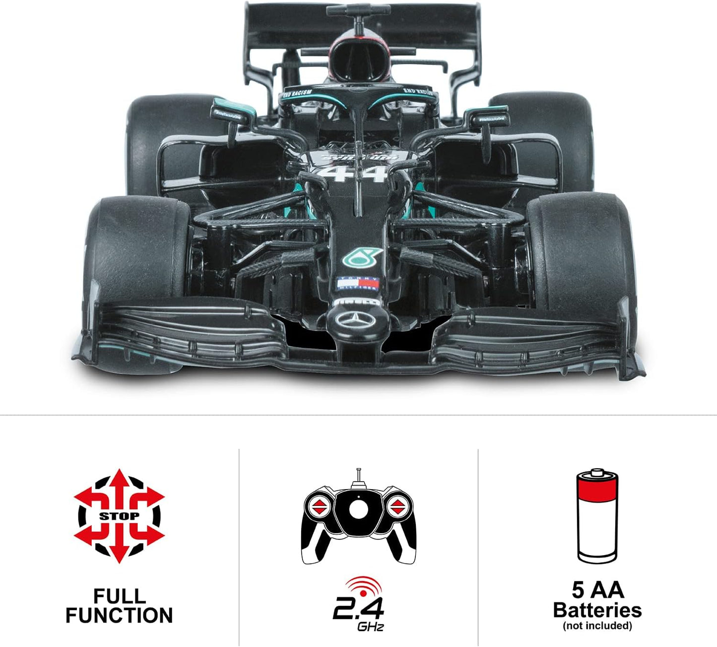 F1w11 Mercedes Amg Petronas, Auto Radiocomandata Lewis Hamilton In Scala 1:18,