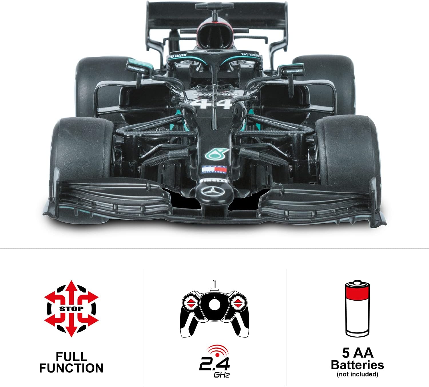 F1w11 Mercedes Amg Petronas, Auto Radiocomandata Lewis Hamilton In Scala 1:18,