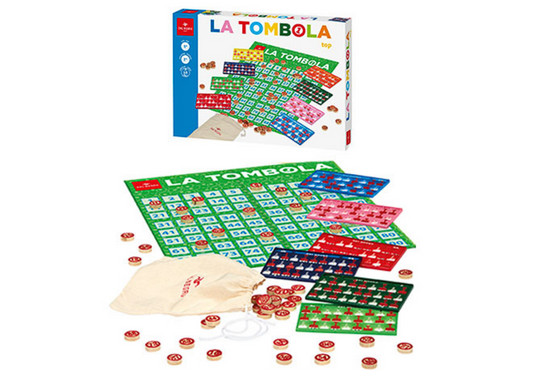 Tombola Top In Legno 48 Cartelle Con Finestrelle