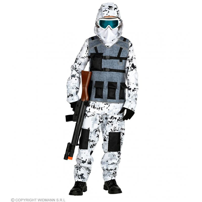 Costume Di Carnevale Arctic Special Forces   11-13 Anni