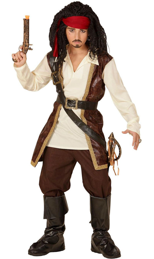 Costume Di Carnevale Pirata Dei Caraibi   5-7 Anni