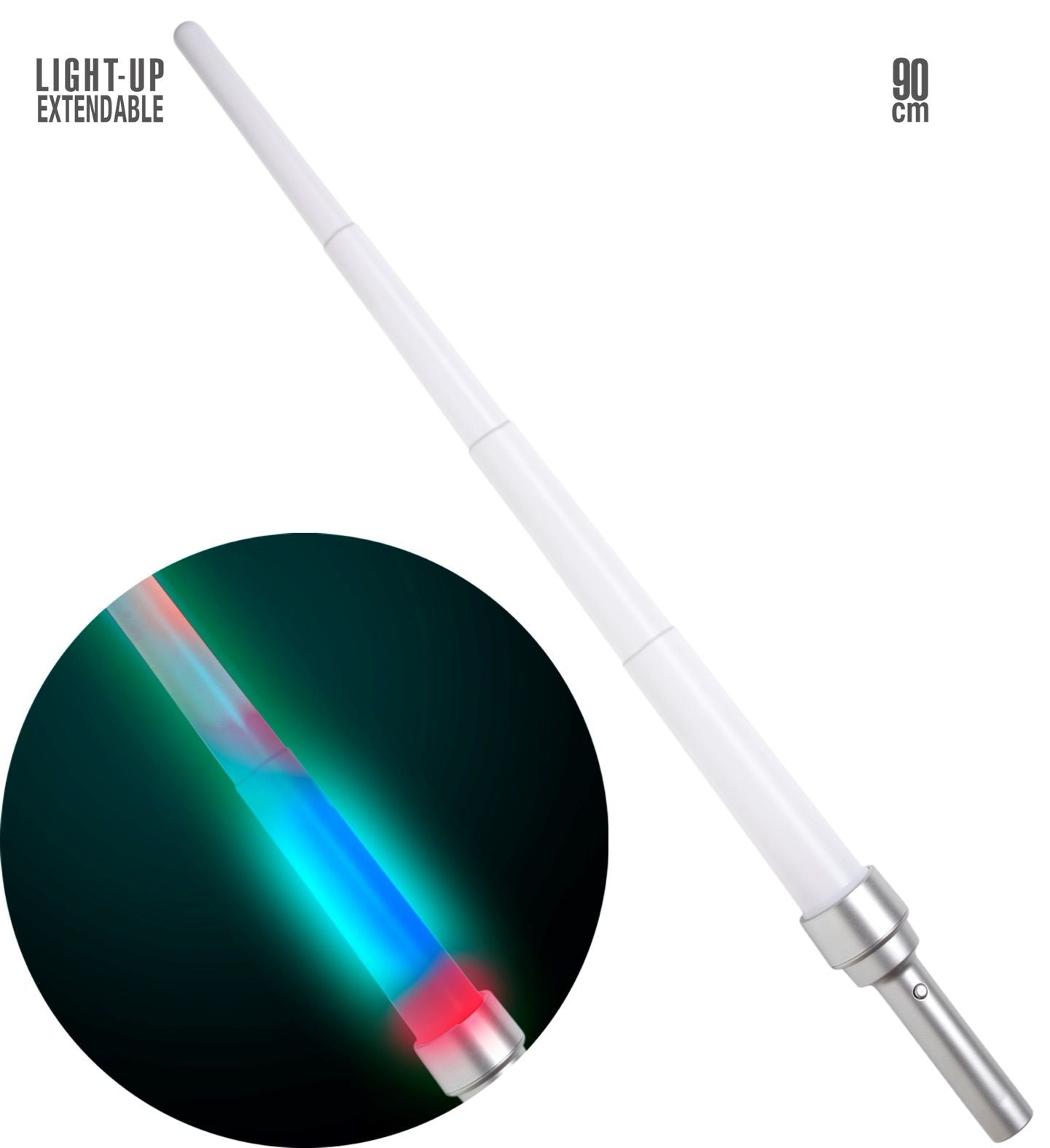 Spada Laser Estensibile 90 Cm - 4 Funzioni Luce