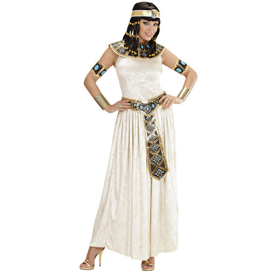 Costume Regina Egiziana (Vestito, Collare, Cintura, Bracciali) (S)
