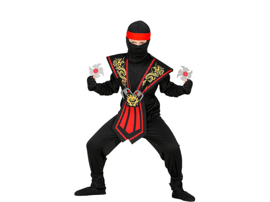 Costume Red Kombat Ninja Con Armi (158 Cm / 11-13 Years)