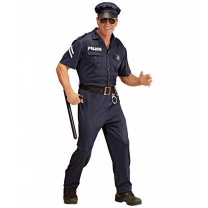 Costume Poliziotto (Costume, Cintura, Cappello) (M)